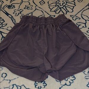 Amazon Women's Athletic Shorts in Deep Purple